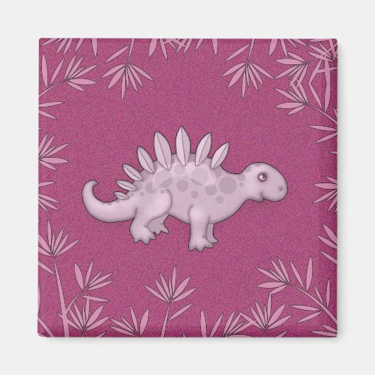 Niedlich Little Dinosaur Magnet (Vorne)
