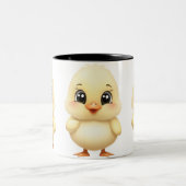 Niedlich Little Duck Zweifarbige Tasse (Mittel)