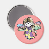 Niedlich Little Fairy Magnet (Vorderseite/Rückseite)