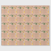 Niedlich Little Fisherman Fishing Baby Shower Geschenkpapier (Flach)