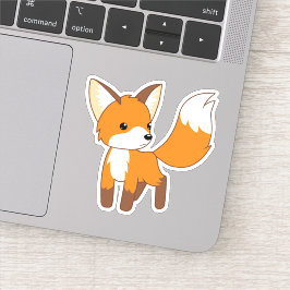 Niedlich Little Fox Aufkleber