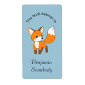 Niedlich Little Fox Buchzeichen (Vorne)