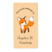 Niedlich Little Fox Buchzeichen (Vorne)