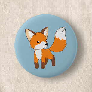 Niedlich Little Fox Button