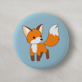 Niedlich Little Fox Button