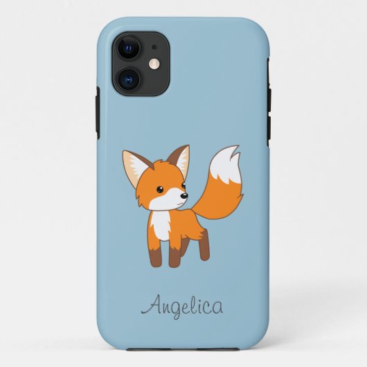 Niedlich Little Fox Case-Mate iPhone Hülle (Rückseite)