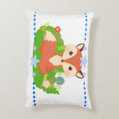 Niedlich Little Fox Dekokissen (Rückseite(Vertikal))