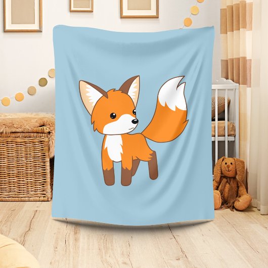 Niedlich Little Fox Fleecedecke