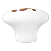 Niedlich Little Fox Keramikknauf (Seitenansicht)