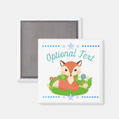Niedlich Little Fox Magnet (Vorderseite/Rückseite)