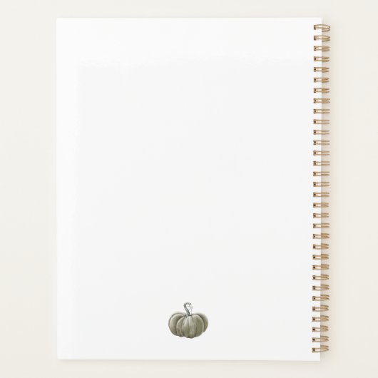 Niedlich Little Fox Planner Planer (Rückseite)