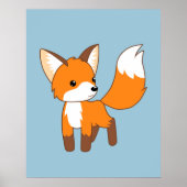 Niedlich Little Fox Poster (Vorne)