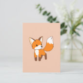 Niedlich Little Fox Postkarte (Stehend Vorderseite)