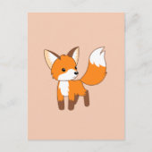 Niedlich Little Fox Postkarte (Vorderseite)