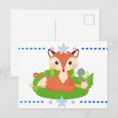 Niedlich Little Fox Postkarte (Vorne/Hinten)