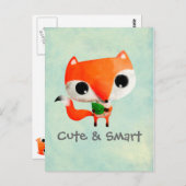 Niedlich Little Fox Postkarte (Vorne/Hinten)