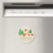 Niedlich Little Fox und Mama Danke Magnet (In Situ (Geschirrspüler))