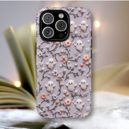 Niedlich Little Ghost Floral 3D Phone Case