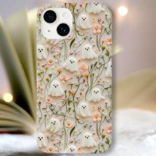 Niedlich Little Ghost Floral 3D Phone Case