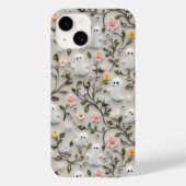 Niedlich Little Ghost Floral 3D Phone Case (Rückseite)
