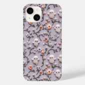 Niedlich Little Ghost Floral 3D Phone Case (Rückseite)