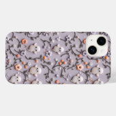 Niedlich Little Ghost Floral 3D Phone Case (Rückseite (Horizontal))