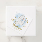 Niedlich Little Ghost Halloween Kinderdusche Danke Geschenkanhänger (Beispiel)