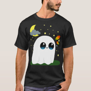 Niedlich Little Ghostie Fall Scene TShirt