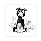 Niedlich Little Giraffe Baby Girl Dusche Gummistempel (Prägung)