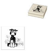 Niedlich Little Giraffe Baby Girl Dusche Gummistempel (Stempel)