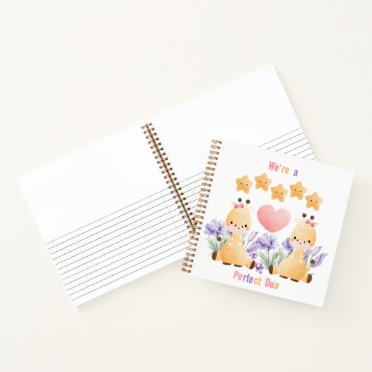 Niedlich Little Giraffe-Notebook | Wir sind ein pe Notizblock (Innenseite)