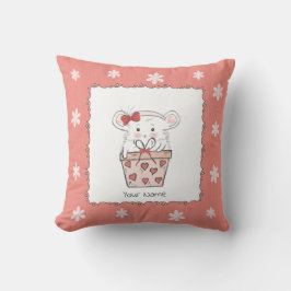 Niedlich Little Girl Hamster Kissen