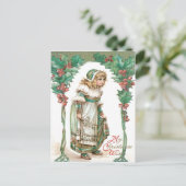 Niedlich Little Girl Holly Postkarte (Stehend Vorderseite)