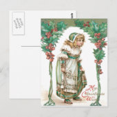 Niedlich Little Girl Holly Postkarte (Vorne/Hinten)
