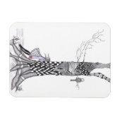 Niedlich Little Girl Magnet 3" x 4" (Horizontal)