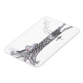 Niedlich Little Girl Magnet 3" x 4" (Linke Seite)