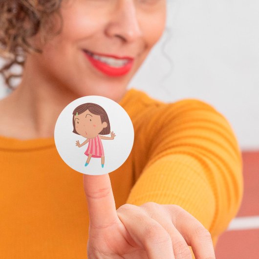 Niedlich Little Girl Stickers