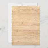 Niedlich Little Gobble Türkei Babydusche Einladung (Rückseite)