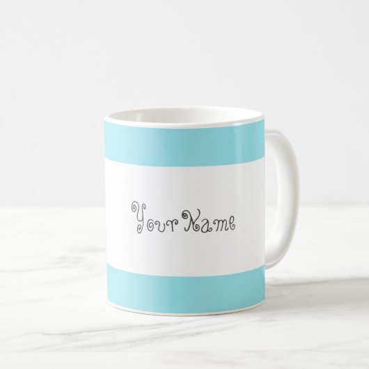 Niedlich Little Igel Blue White Kaffeetasse (VorderseiteRechts)