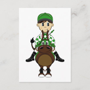Niedlich Little Jockey RSVP Card Karte