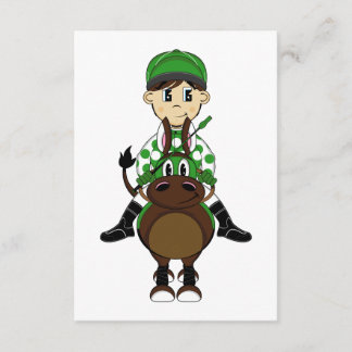 Niedlich Little Jockey RSVP Card Karte