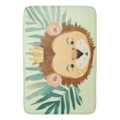 Niedlich Little Jungle Lion Birthday Badematte (Vorderseite Vertikal)