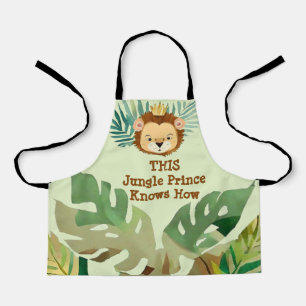 Niedlich Little Jungle Lion Birthday Schürze