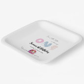 Niedlich Little Kitten 1. Geburtstag Party Pappteller (Gewinkelt)