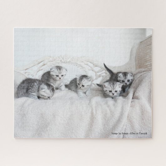 Niedlich Little Kittens Puzzle (Horizontal)