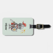 Niedlich Little Knight Gepäckanhänger (Vorderseite horizontal)