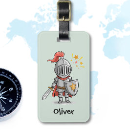 Niedlich Little Knight Gepäckanhänger