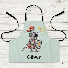 Niedlich Little Knight Schürze