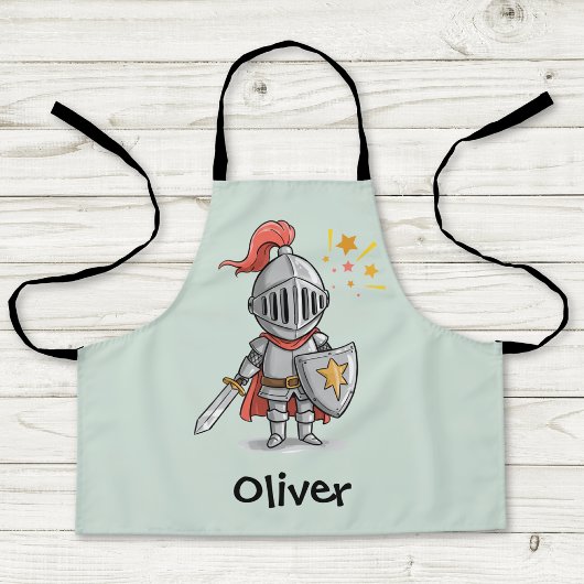 Niedlich Little Knight Schürze