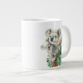 Niedlich Little Koala Bear Australische Tierkunst Jumbo-Tasse (Vorderseite Rechts)